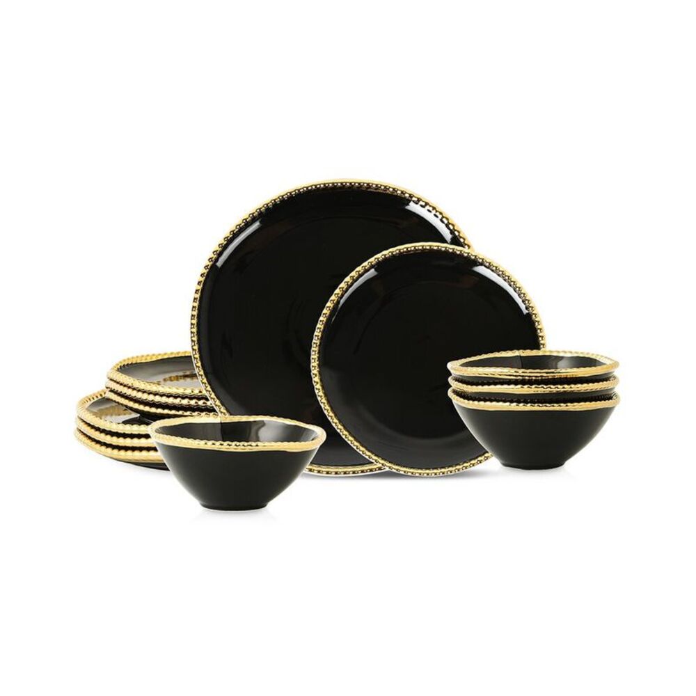 Christian Siriano Akoya 12Pc Porcelain Dinnerware Set